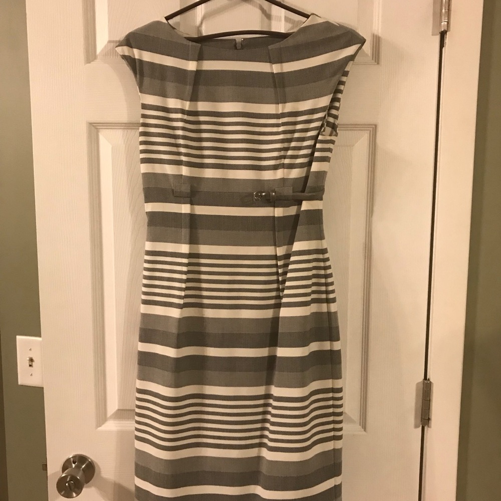 Calvin Klein Striped Sheath Dress